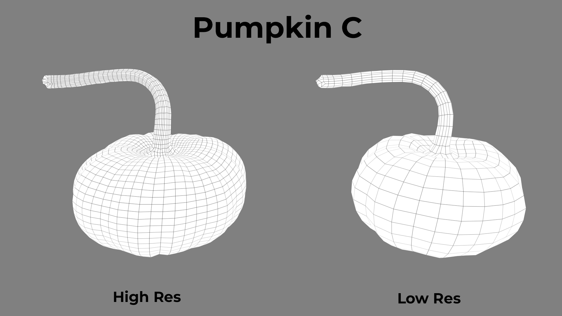 Pumpkin C Wireframe